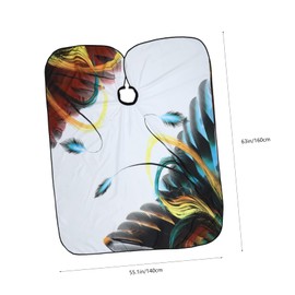 LALAFINA 1pc Hair Cutting Cape Barbershop Cape Easy to Fold Quick Dry Comfortable Durable for Professionals