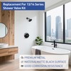 Black Shower Handle Replacement for Delta BT14096 13/14 Series Single-Function
