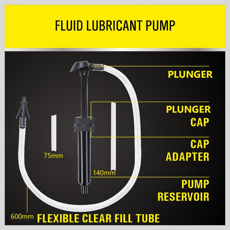 Lubricant Fluid Transfer Pump for Standard Gallon Bottles Manual Oil