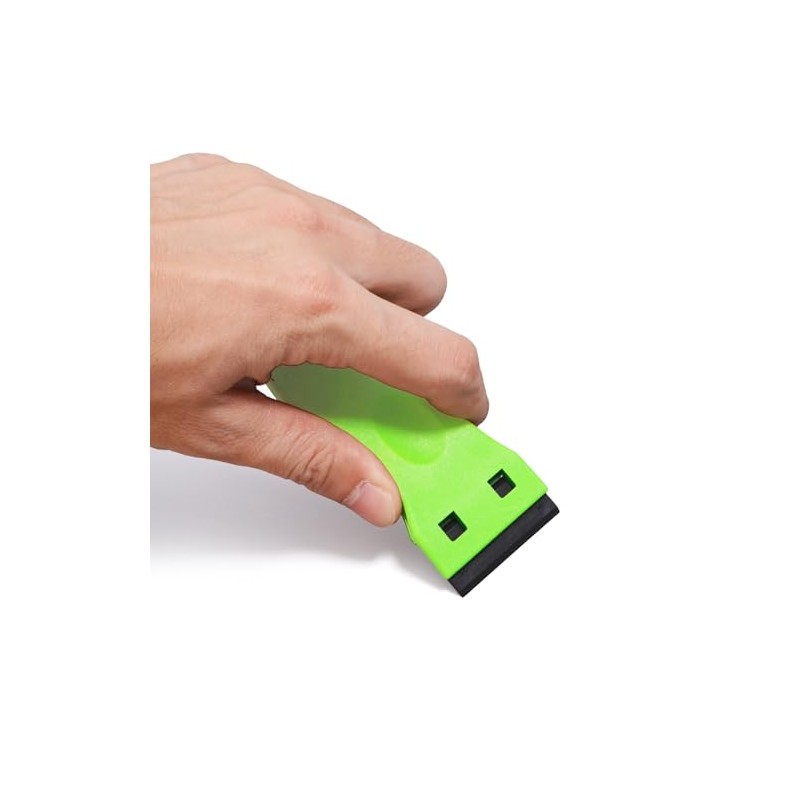 EHDIS 1.5" Plastic Razor Scraper with 10pcs Double Edged Plastic