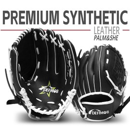 Defimob Baseball Glove, Softball Mitt, Softball Glove Youth Baseball/Softball Glove for Kids TeeBall Youth Adult Beginner Play & Training, Baseball Mitt Infield Mitts Left Hand Glove