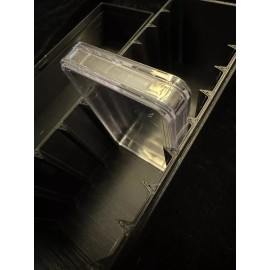 Storage Solutions 3DP Black Storage Box Holds 10x 10 oz Silver Bars In COINSTACK STACKABLE Capsule