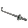 5/8" x 10-inch Galvanized Threaded Anchor Bolts with Hardware for