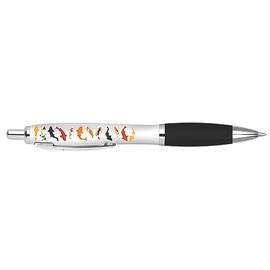 DV DESIGN 1 x Koi Carp Black Pen - Fish Animals Cartoon Stationary School Equipment Teacher Friend Kids Girls Boys Christmas Birthday #80718
