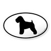 CafePress Soft Coated Wheaten Terrier Oval Sticker Oval Car Bumper