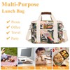 ONGLYP Insulated Lunch Bag for Women and Men,Lightweight Reusable Cooler