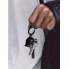 Bandmax Keyring Motorcycle Bell Stainless Steel Motorcycle Bell Keyring Viking