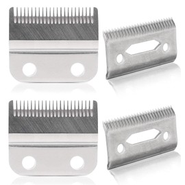 2 Set Stagger Tooth Hair Clipper Blades for Wahl Clippers Wahl 5-Star Senior Magic Clip Compatible with 8148, 8504, 1919, 2241, 2240, 8591