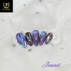 ❣Purple Reflection Handmade Nail Tips - Long Stiletto / ❣보라빛반사