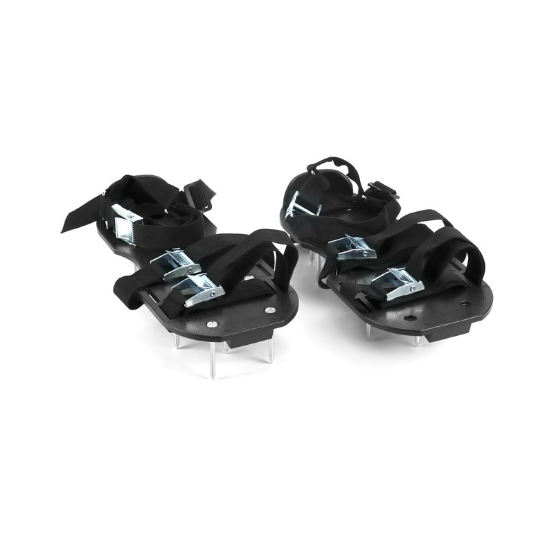 QWORK® Lawn Aerator Shoes - Sturdy Plastic Base with Metal