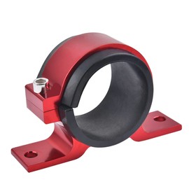 EVIL ENERGY 50mm Fuel Filter Mounting Bracket, Fuel Pump Clamp Holder Red