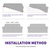 ZNSAYOTX Couch Covers for 3 Cushion Couch High Stretchy Spandex
