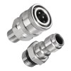 sourcing map 2pcs Pressure Washer Sewers Nozzle 1/4" Quick Connect