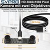 Svpro USB Camera with Two Lenses 1080P 60fps High Speed