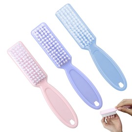 Nagelbürste, 3 Stück, Handbürste Nagelbürste mit Griff, Kunststoff Handbürste, Nagel Schrubber Reinigungsbürste, Fingerbürste hart, für Reinigung Nagel Reinigung Cleaning Under Nails
