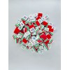 30mm 1-3/16" Professional 4-Layer American Mahjong Set 160-Tile Chinese Red