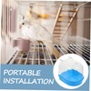VILLFUL Parrot Portable Parakeet Bath Tub Easy-Clean Abs Material Cage