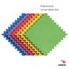 Norsk Dual-Sided Reversible 1/2" Foam Exercise Mats for Home Gym
