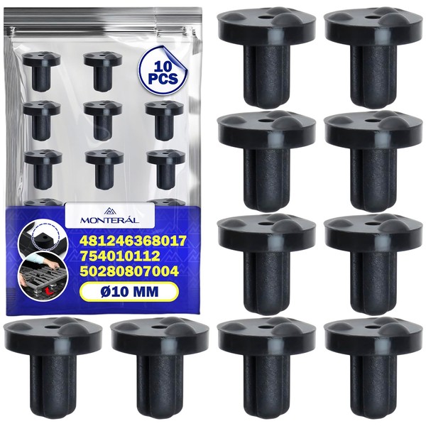 MONTERAL 10 Pieces Grate Hob Rubber Feet For Gas Cooker