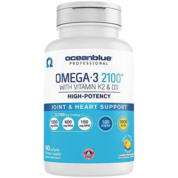Oceanblue Oceanblue Professional Omega-3 2100 with Vitamin K2 and Vitamin