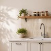 Ntrniva Beige Stone Effect Finger Tile Stickers, 3D Gel 20