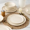 AmorArc Ceramic Dinnerware Sets,Handmade Reactive Glaze Stoneware Plates and Bowls