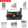 MUTUACTOR Magnetic Drill Bit Organizer,No Drilling Magnet Impact Drill Bit