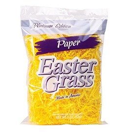R.J. Rabbit Ruffle Cut Recycled Paper Easter Grass 2 oz (Yellow) #1245