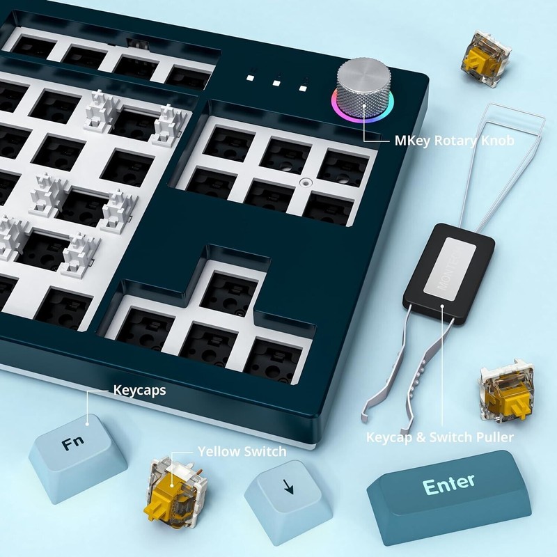 Montech MKey Mechanical Gaming Keyboard Gateron G Pro 2.0 Yellow