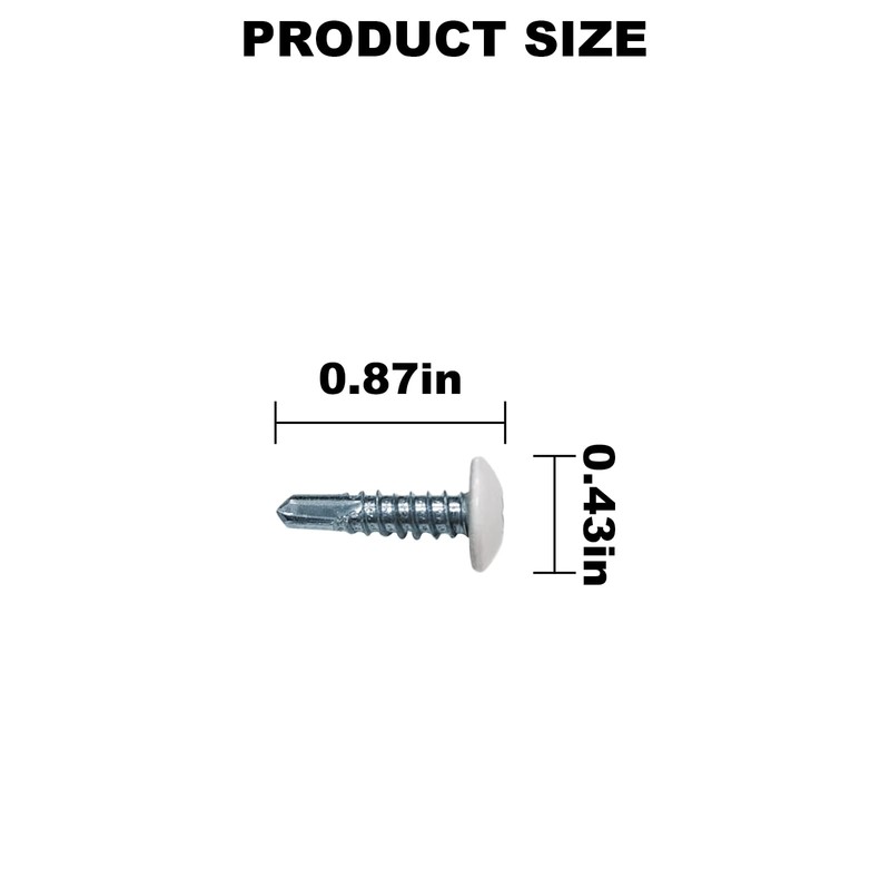 Trailer Exterior Self Tapping Screws (150pcs)#10 x 3/4 Enclosed Car