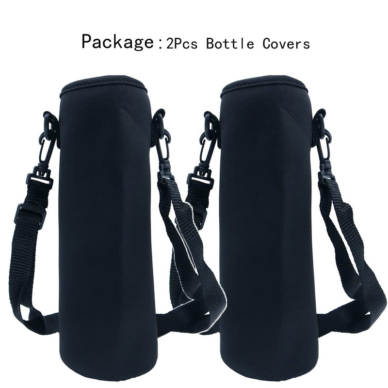 WANGCL 2pcs Water Bottle Carrier Insulated Cover Bag Pouch Holder