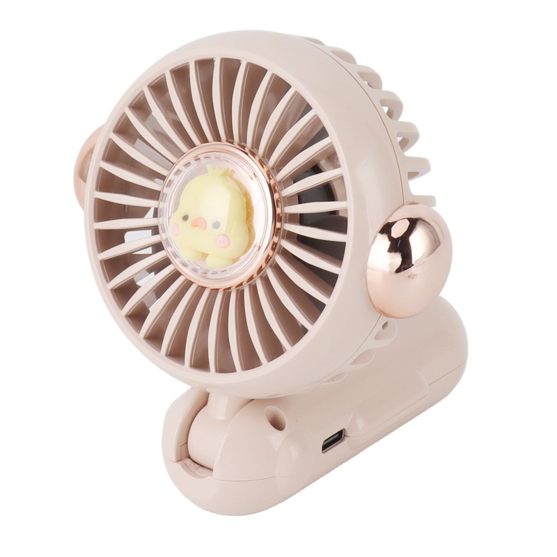 Foldable Mini Fan Cute Lightweight 900mAh Adjustable Low Noise Handheld