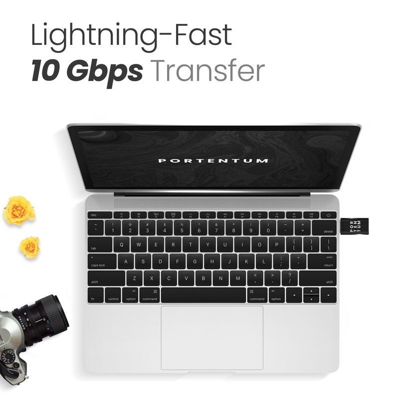 PORTENTUM USB to USB C Adapter 3.0 (3.1) OTG Adapter