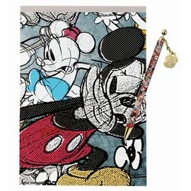 一番くじ　ウォルトディズニー１１０ｔｈ　F賞 アイディアノート＆ペンセット　【ミッキー】