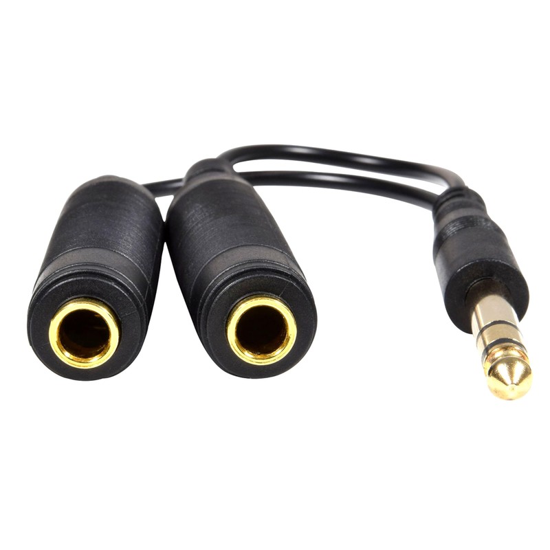OmniaLaser 6.3 Jack Splitter Cable 6.3mm Jack to 6.30mm Stereo