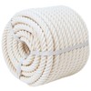 Natural Cotton Rope (3/4 in x 100 ft) Soft White