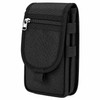 Phone Belt Pouch – Nylon Multi-Pocket Holder for Hands-Free Travel,