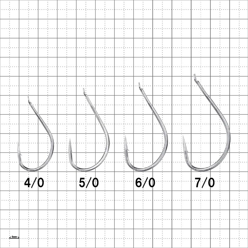 Gamakatsu 68-950 Rose Jigging Hook Inshore MS-NEO Silver #6/0