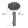 Pet Grooming Brush for Dogs & Cats – One-Button Hair