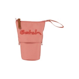 satch Pencil Slider Extra Large with Divider Zip Pocket Pen Holder Set Square Viewing Window for Timetable Nordic Coral - Coral