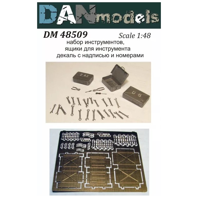 Dan Models 48509 Set of Tools. Toolboxes, Scale, New in