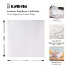 Katbite Hamburger Patty Paper 1000Pcs, 5.5"x5.5" Non Stick Parchment Paper