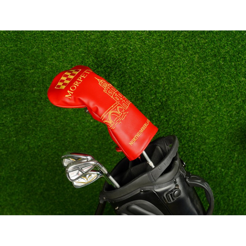 Morpeth Northumberland Golf Driver Headcover – Premium Leather Cover –