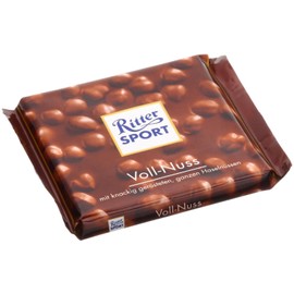 Ritter Sport: Milk with Hazelnuts (3-3.5oz Bars)