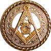 Masonic Conchos (Square and Compasses)