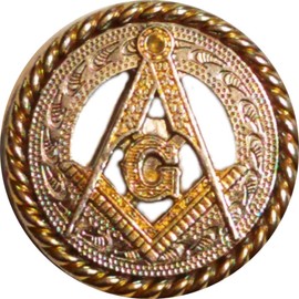 Masonic Conchos (Square and Compasses)