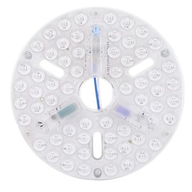 Dpofirs 6.5 Inch Ceiling Fan LED Light Replacement,3 Color Dimmable Flush Mount Retrofit Panel, PC Material No Flicker Eye,Comfort Lighting for Home Office