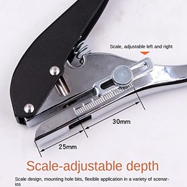 Tapas de tornillo perforador redondo de 8 mm, alicates de papel fotográfico de crédito para tarjetas, esquina, cortador de papel