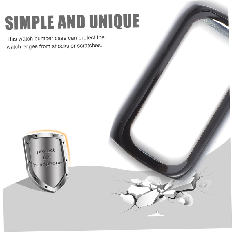 KONTONTY 2pcs Tpu Watch Case for Full Coverage Smartwatch Screen