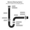 Siphon [Extra Long 200 mm Immersion Pipe] for Sink and